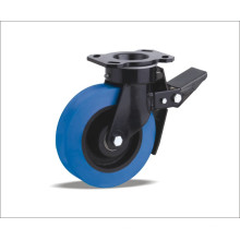Roda giratória com roda de poliuretano com centro de ferro